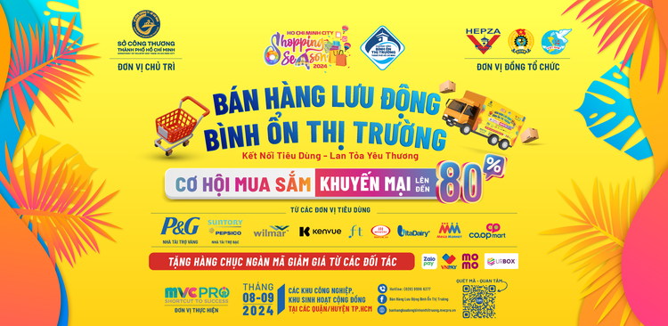 “Kết Nối Tiêu Dùng – Lan Tỏa Yêu Thương” cùng Sở Công thương TP.HCM