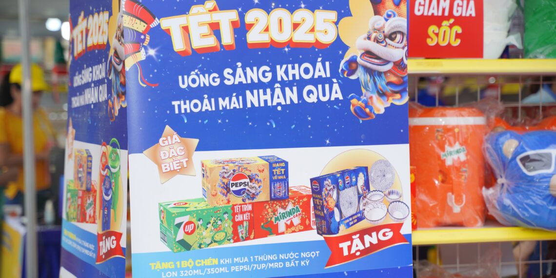 Suntory PepsiCo Việt Nam – Nhà Tài Trợ Đồng Hành Cùng Chương Trình Bán Hàng Lưu Động – Bình Ổn Thị Trường Tết 2025